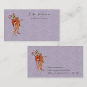 Beruflicher Schauspieler - Gerichts-Spaßvogel Visitenkarte (Vorne/Hinten)