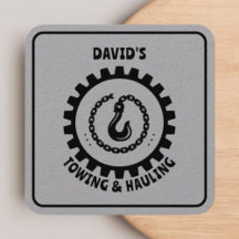 Beruflicher Schleppservice schwarz & grau