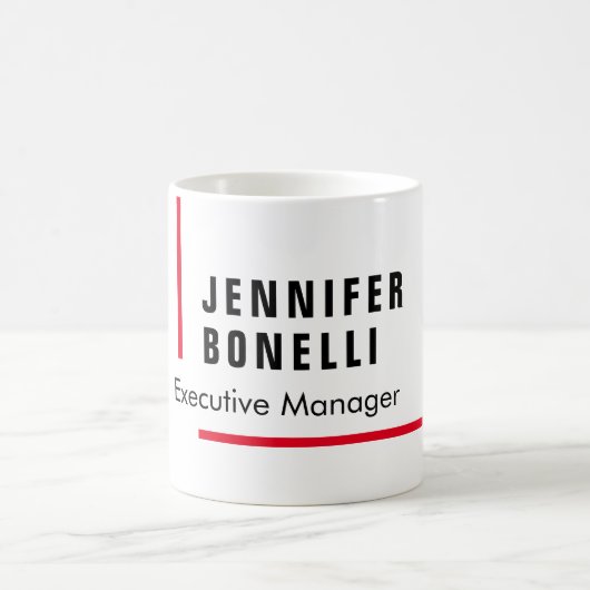 Beruflicher schlicht minimalistischer moderner Sti Kaffeetasse (Mittel)