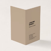 Beruflicher schlicht minimalistischer moderner Sti Visitenkarten (Vorderseite)