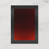 Beruflicher Schlichter grauer Hintergrund Einzigar Visitenkarte (Rückseite)