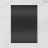 Beruflicher Schlichter schlichter Hintergrund Einz Visitenkarte (Rückseite)