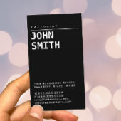 Beruflicher Schlichter Schwarzmaler Tattookünstler Visitenkarte