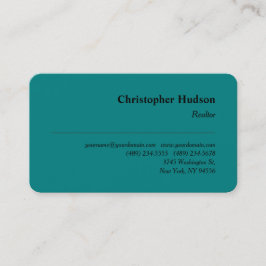 Beruflicher Schlichter Wohnsitz Real Anwesen Aquam Visitenkarte