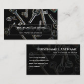 Beruflicher Schlosser- oder Schloss-Service Visitenkarte (Vorne/Hinten)