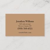 Beruflicher Schlosserdienst Visitenkarte (Rückseite)