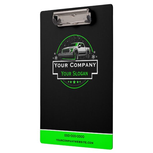 Beruflicher Schneeabbau, Schneepflug Klemmbrett (Links)