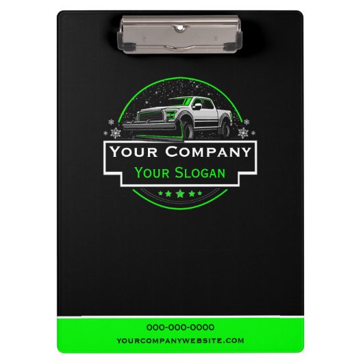 Beruflicher Schneeabbau, Schneepflug Klemmbrett (Vorderseite)