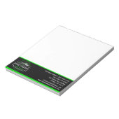 Beruflicher Schneeabbau, Schneepflug Notizblock (Rotiert)