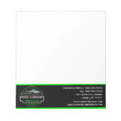 Beruflicher Schneeabbau, Schneepflug Notizblock (Vorderseite)