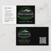 Beruflicher Schneeabbau, Schneepflug Visitenkarte (Vorne/Hinten)