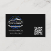 Beruflicher Schneeabbau, Schneepflug Visitenkarte (Rückseite)