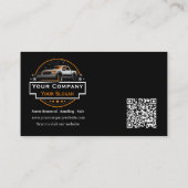 Beruflicher Schneeabbau, Schneepflug Visitenkarte (Rückseite)