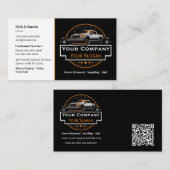 Beruflicher Schneeabbau, Schneepflug Visitenkarte (Vorne/Hinten)