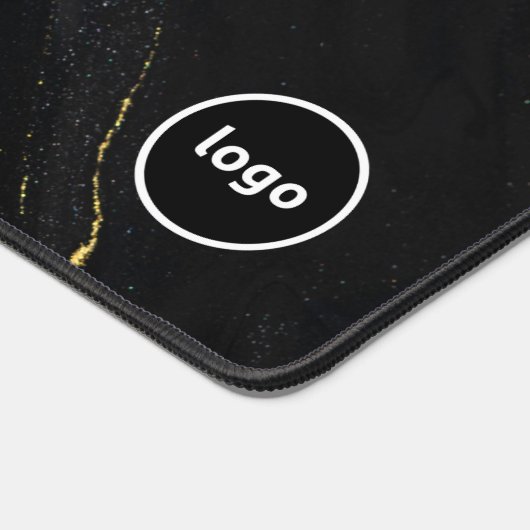 Beruflicher Schreibtisch Mat Mouse Pad aus schwarz Schreibtischunterlage (Ecke)