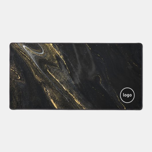 Beruflicher Schreibtisch Mat Mouse Pad aus schwarz Schreibtischunterlage (Vorderseite)