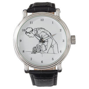 Beruflicher Schreiner Armbanduhr