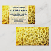 Beruflicher Schwammcharakter Visitenkarte (Vorne/Hinten)