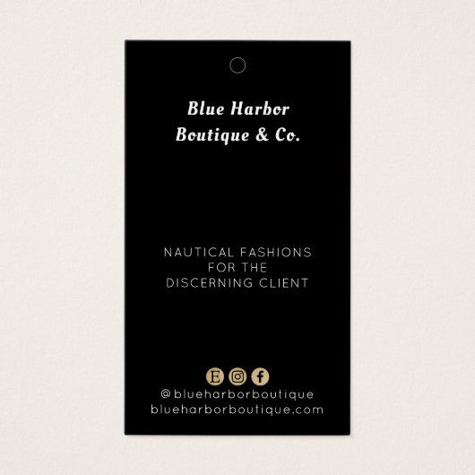 Beruflicher Schwarz-weißer Mode Preis (Vorderseite)