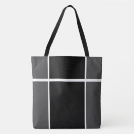 Beruflicher schwarzer dunkelgrauer Farbblock Tasche