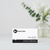 Beruflicher Schwarztafelkleber Visitenkarte (Stehend Vorderseite)