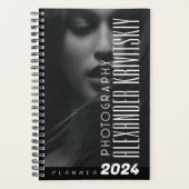 Beruflicher Schwarzweißfotograf Planer (Vorderseite)