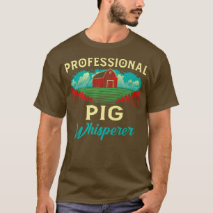 Beruflicher Schweinehalter Hübscher Bauer Spaß Far T-Shirt