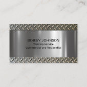 Beruflicher Schweißdienst Visitenkarte (Rückseite)