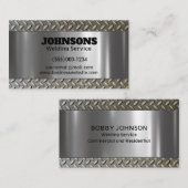 Beruflicher Schweißdienst Visitenkarte (Vorne/Hinten)