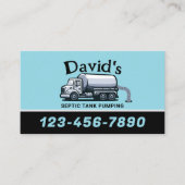 Beruflicher Septic Tank Pumpservice Visitenkarte (Vorderseite)