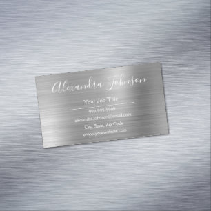 Beruflicher Silberstreifen Magnetische Visitenkarte