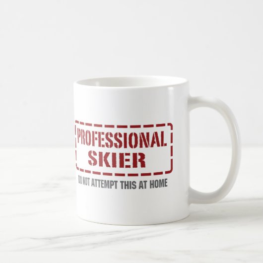 Beruflicher Skier Kaffeetasse (Rechts)