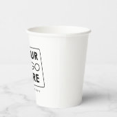 Beruflicher Slogtext für benutzerdefinierte Firmen Pappbecher (Rechts)