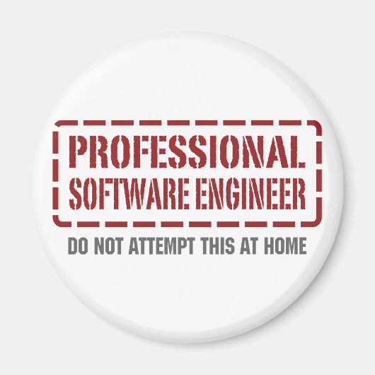 Beruflicher Software-Engineer Magnet (Vorne)