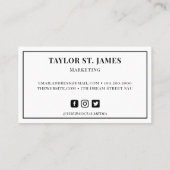 Beruflicher Spritzer für blaugrüne Malerei Visitenkarte (Rückseite)