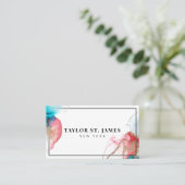 Beruflicher Spritzer mit Roter Malerei Visitenkarte (Stehend Vorderseite)