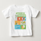 Beruflicher Statistiker - Iconic-Design Baby T-shirt (Vorderseite)