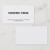 Beruflicher Store mit Grunge Schriftart Visitenkarte (Vorne/Hinten)