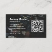 Beruflicher Stylish Makeup Künstler Visitenkarte (Vorderseite)