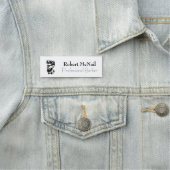 Beruflicher Stylist Namensschild (Beispiel)