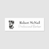 Beruflicher Stylist Namensschild (Vorderseite)