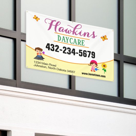 Beruflicher Tag Banner (Äußeres Gebäude)