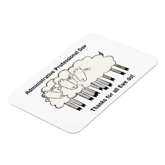 Beruflicher Tag der Verwaltung - Danke Magnet (Linke Seite)