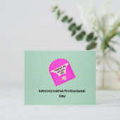 Beruflicher Tag Postkarte (Stehend Vorderseite)