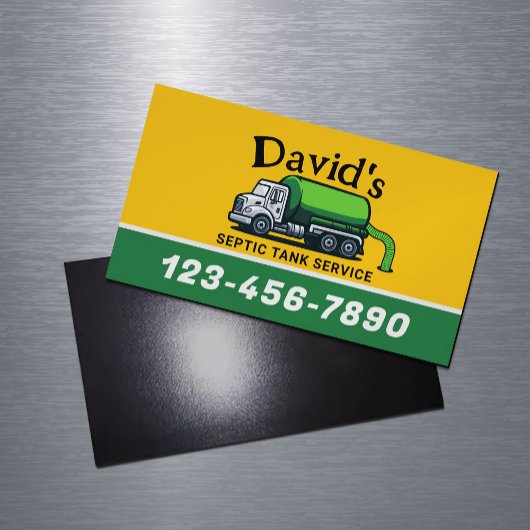 Beruflicher Tankpumpendienst Magnetische Visitenkarte