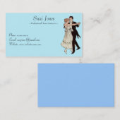 Beruflicher Tanz-Lehrer - Tanzen-Paar Visitenkarte (Vorne/Hinten)