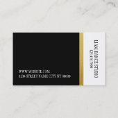 Beruflicher Tanzlehrer, Lektionen, Studio Visitenkarte (Rückseite)