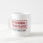 Beruflicher Tastatur-Spieler Kaffeetasse (Vorderseite Links)