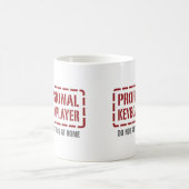 Beruflicher Tastatur-Spieler Kaffeetasse (Mittel)