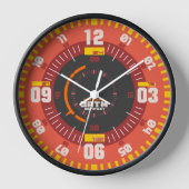 Beruflicher Tauchgang Vintag orange Uhr (Vorderseite)